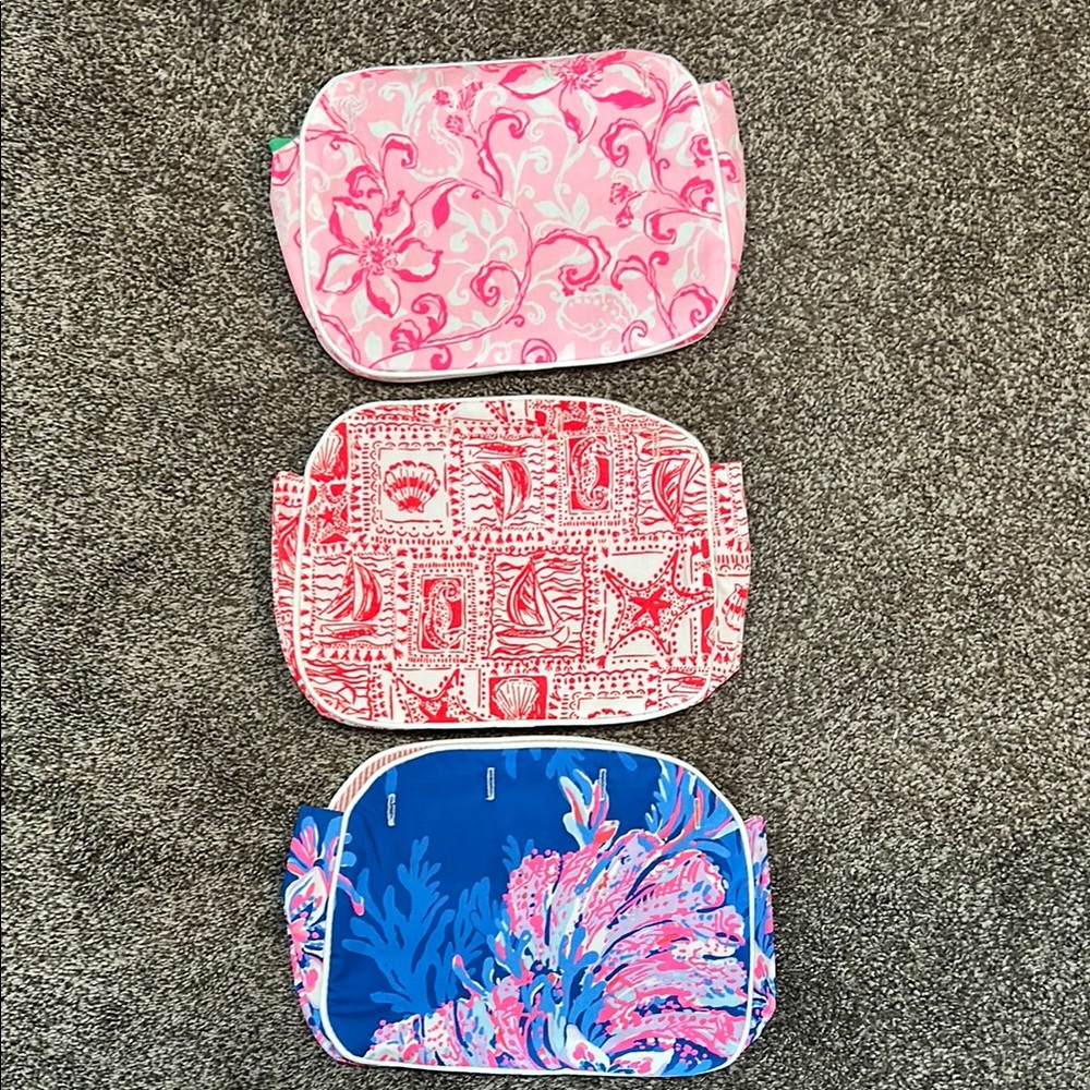 NWT Lilly Pulitzer 3 Bermuda Bag Covers